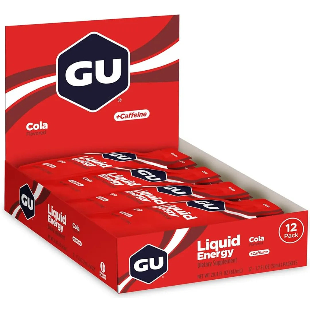 Gel Gu Energy Liquido Sabor Cola Caja 12pz