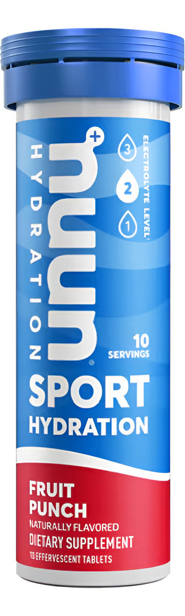 Nuun Sport Bicarbonato Tabletas Hidratación Frutas 100 G