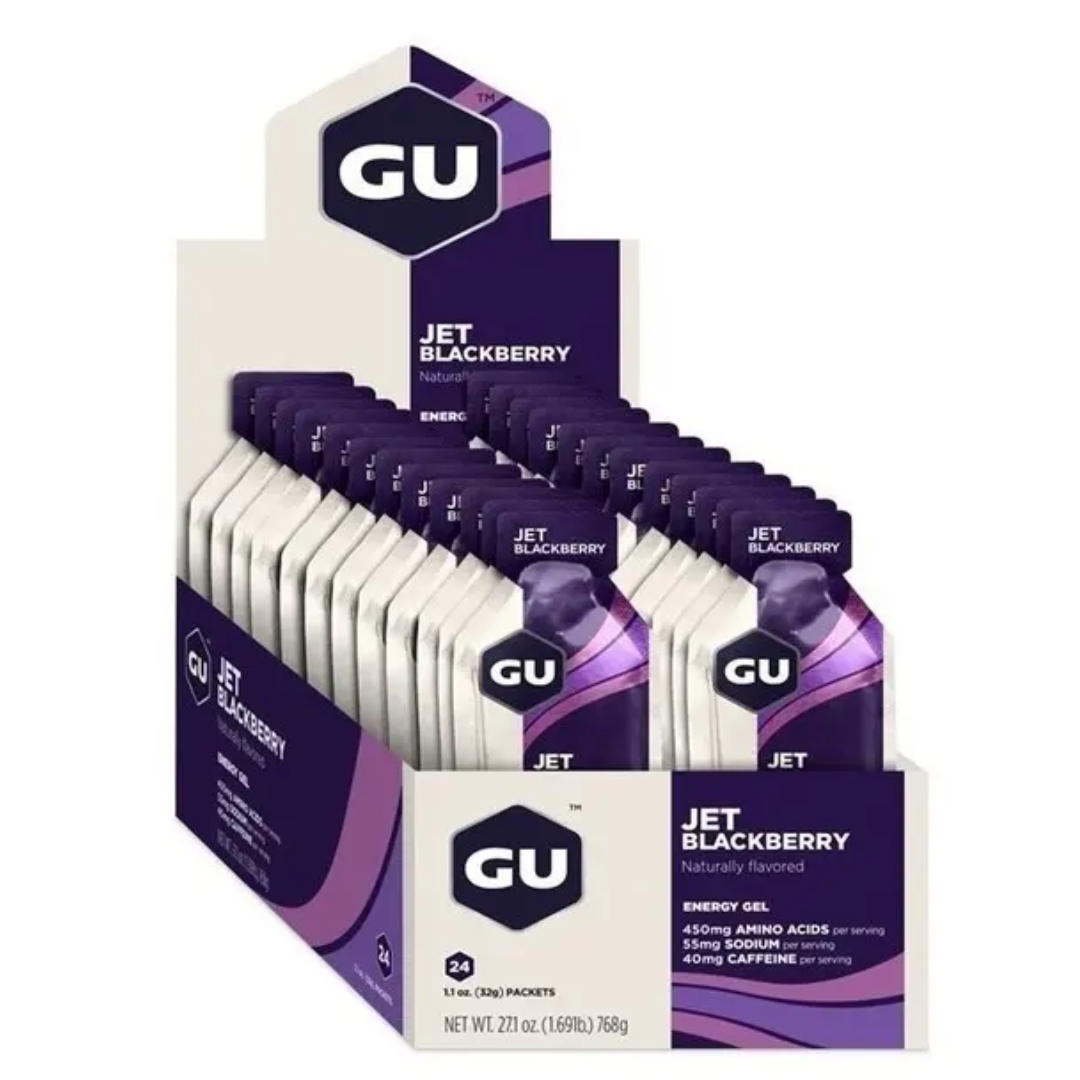 Gel Gu Energy Sabor Jet Blackberry 24 Sobres