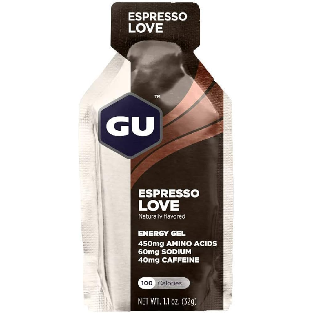 Caja De 24 Geles Gu Energy Sabor Expresso Love