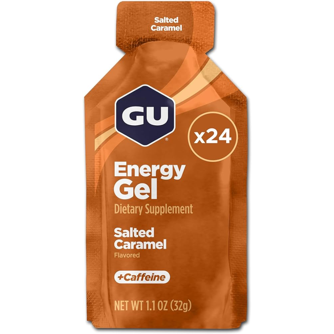 Caja De 24 Geles Gu Energy Sabor Salted Caramel
