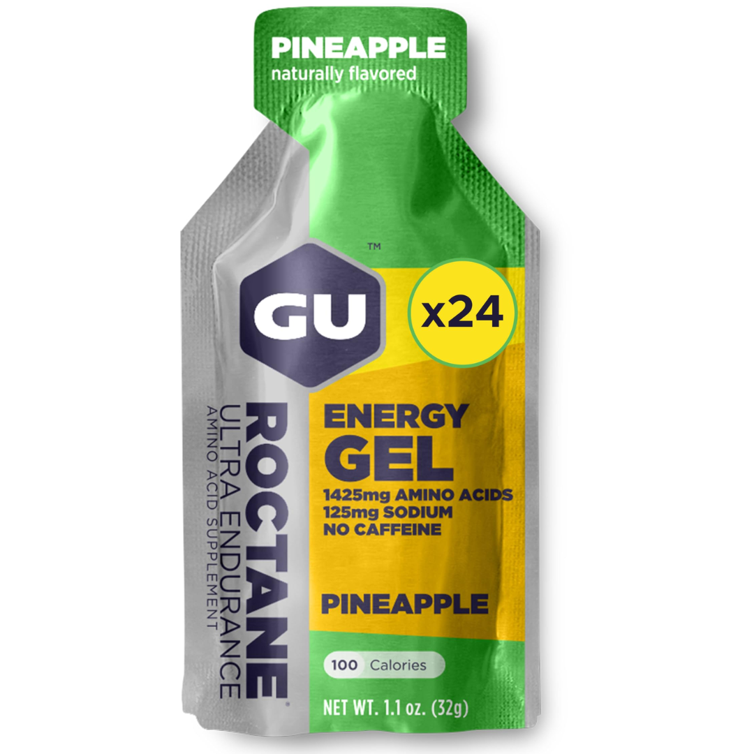 Caja de Gel Gu Roctane Energy Gel Sabor Piña 24 Sobres