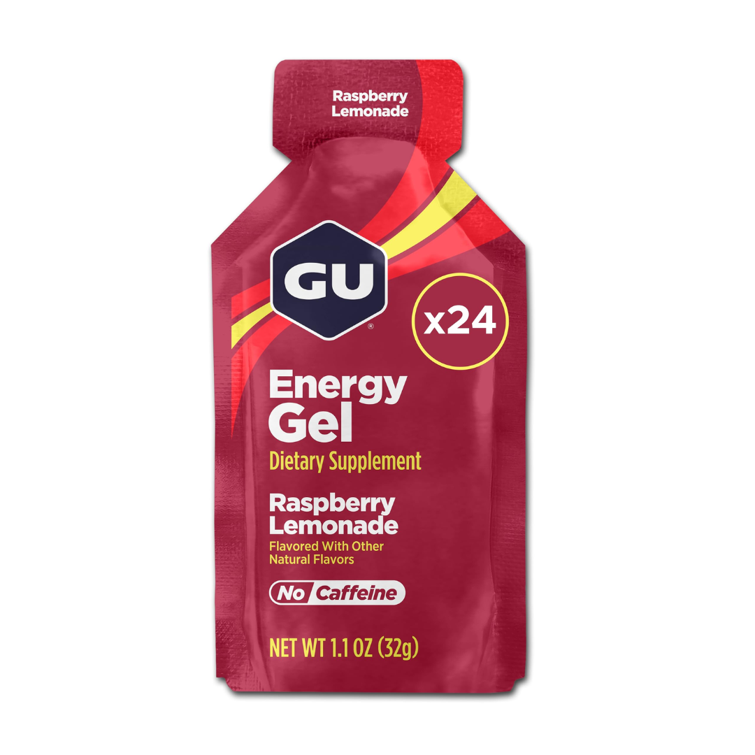Gu Energy Gel 24 Pack Sabor Limonada De Frambuesa
