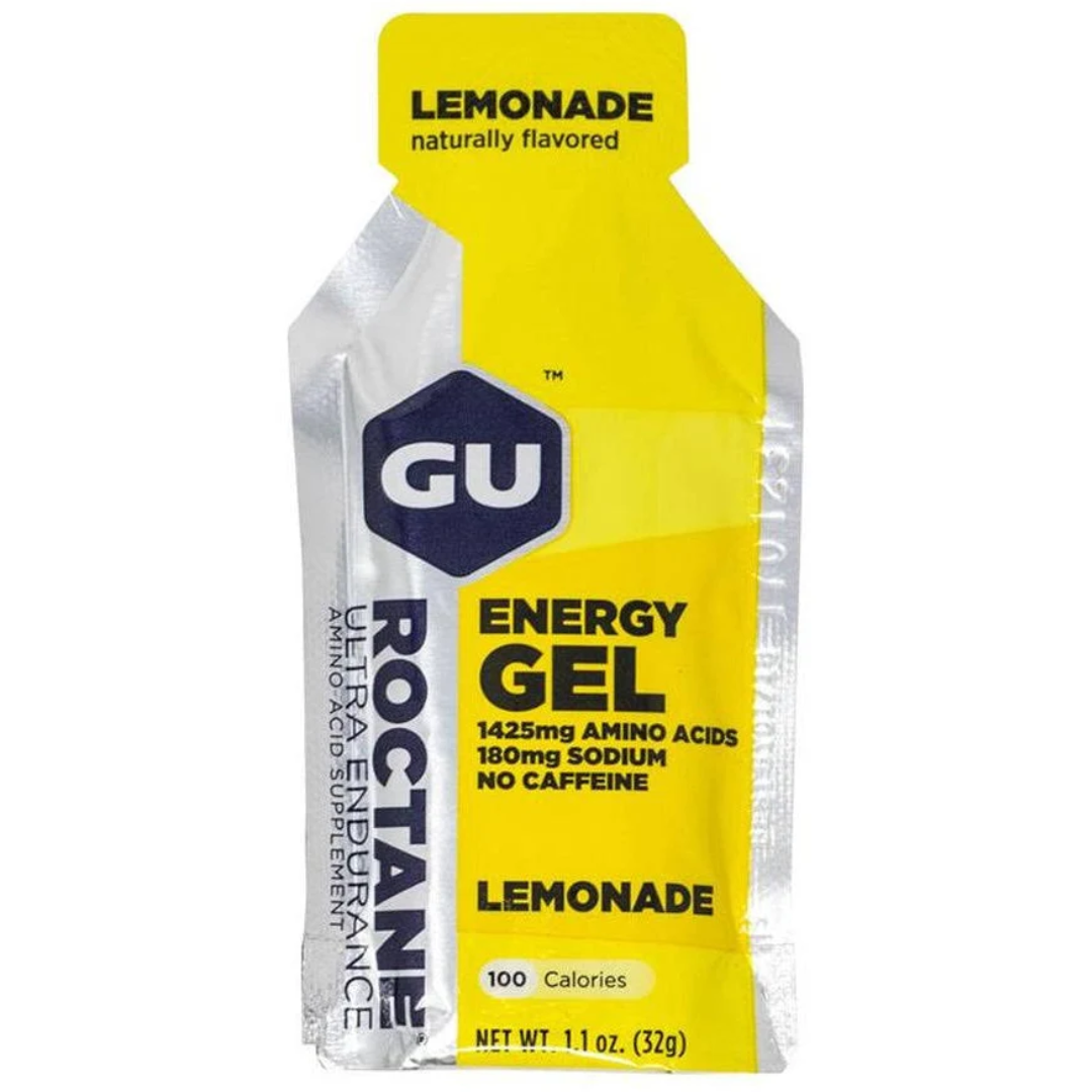 Caja de Gel Gu Roctane Energy Sabor Limonada 24 Sobres