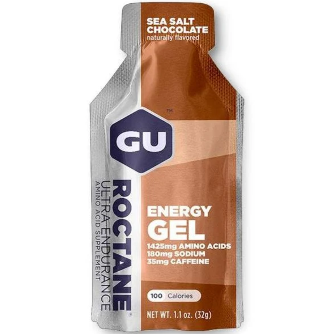 Caja De Gel Gu Roctane Energy Chocolate Salado 24 Sobres