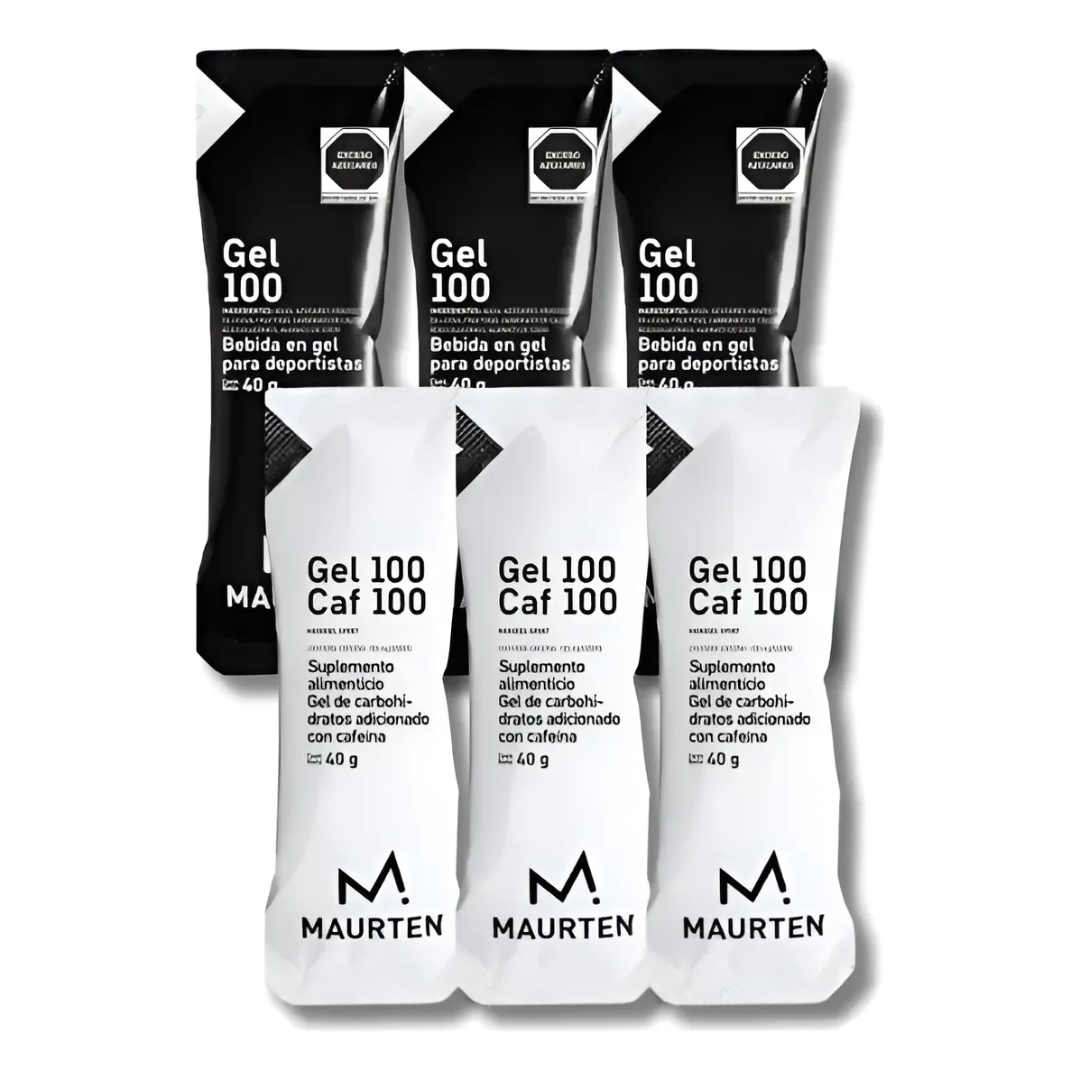 Gel 100 Maurten 6 Pack 3 Con Cafeina 3 Sin Cafeina R. S.