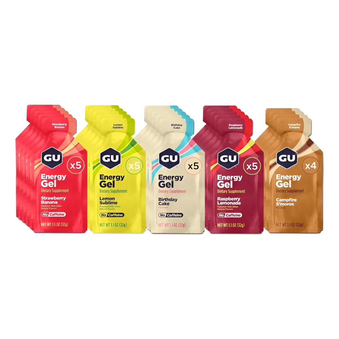 Gel Gu Sabores Surtidos Sin Cafeína 24 Piezas