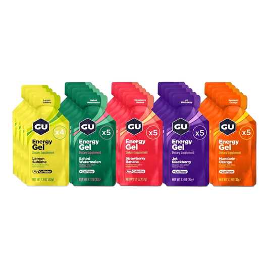 Gel Gu Energy Surtido De Sabores Frutales 24 Piezas