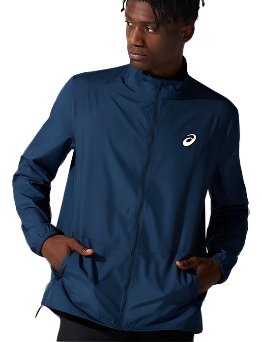 Chamarra Rompevientos Asics Para Hombre Para Entrenamiento