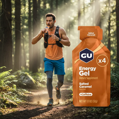 Gel Gu Con Cafeína Sabores Surtidos 24 Piezas