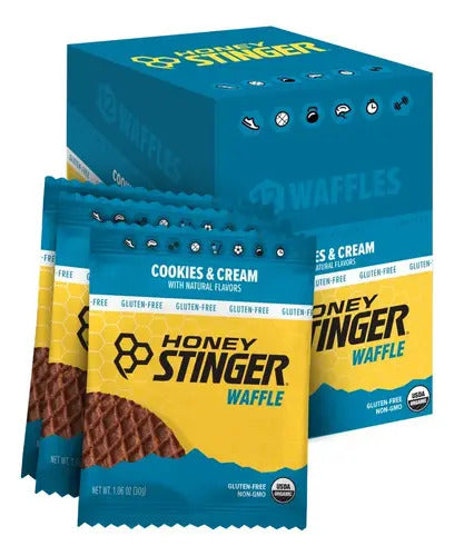 Waffles Honey Stinger Energético Sabor Cookies & Cream
