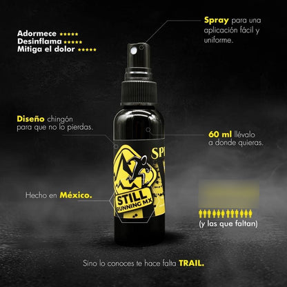 Spray Still Running Para Torceduras Y Calambres Post Entreno