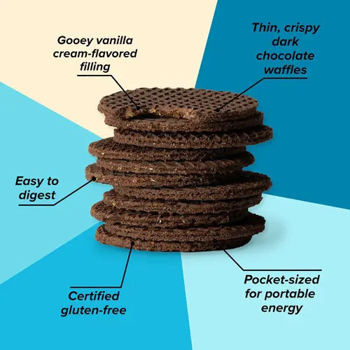 Waffles Honey Stinger Energético Sabor Cookies & Cream