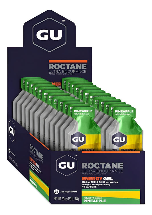 Caja de Gel Gu Roctane Energy Gel Sabor Piña 24 Sobres