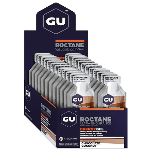 Gel Gu Roctane  Energy Sabor Chocolate Coconut  24 Sobres