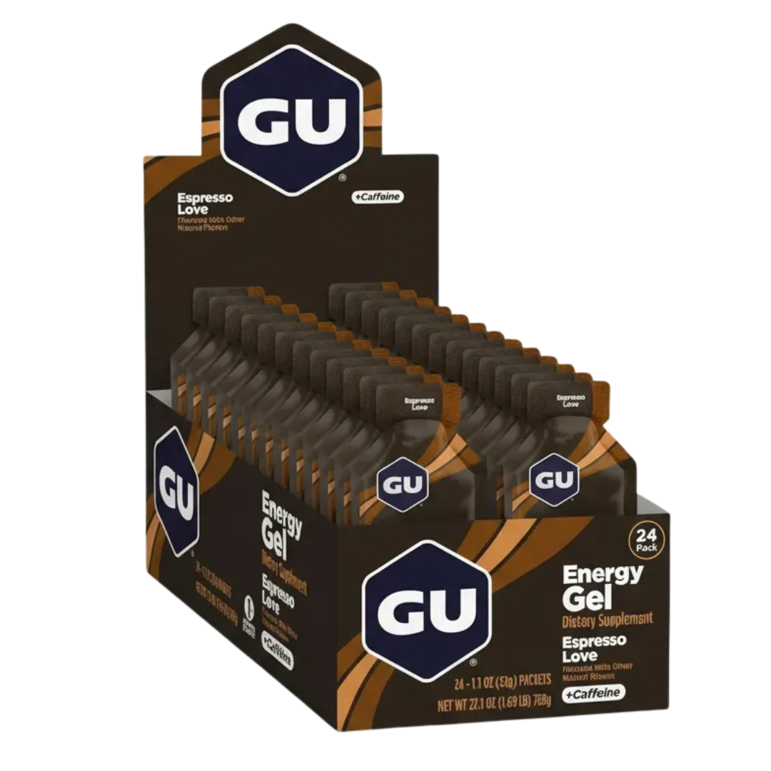 Gel Gu Energy Sabor Espresso Love  24 Sobres