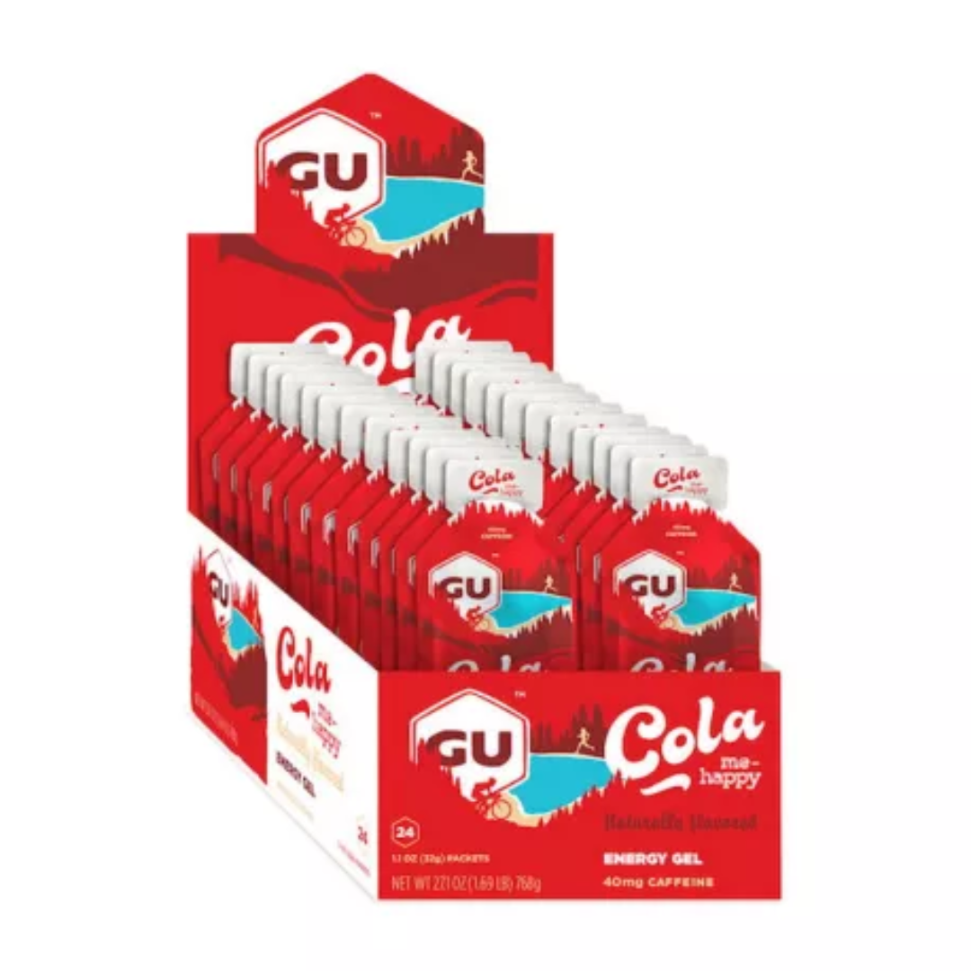 Gel Gu Energy Sabor Cola Me Happy  24 Sobres