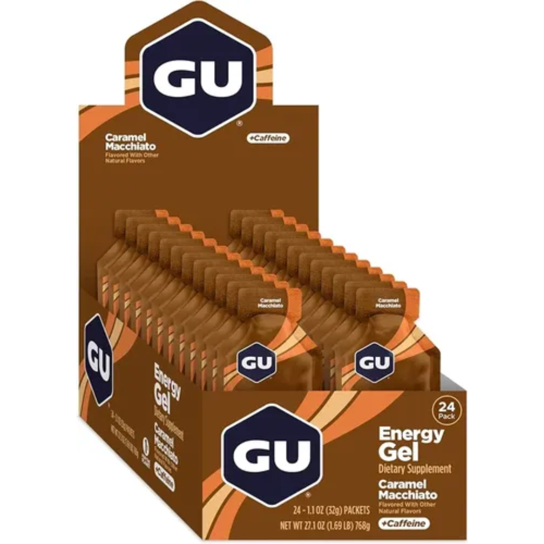 Gel Gu Energy Sabor Caramel Machiato  24 Sobres