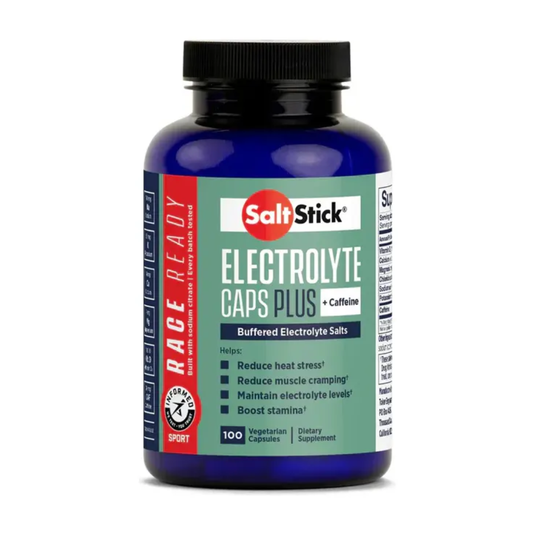 Pastillas De Sal Saltstick Caps Plus Electrolitos+ Cafeina 100