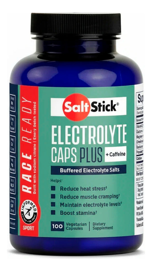 Salt Stick Capsulas De Electrolitos Con Cafeina Bote De 100