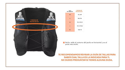 Chaleco De Hidratacion Trail Salomon Skin Adv 5 Nh Ultra