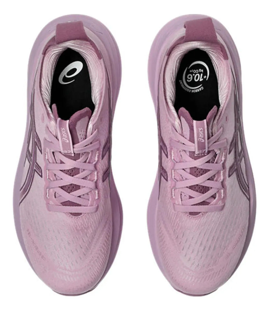 Tenis Asics Mujer Gel Nimbus Supinador Neutral Para Maraton