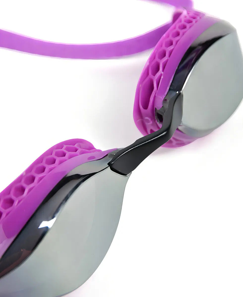 Goggles De Competencia Arena Airspeed Mirror Color Morado