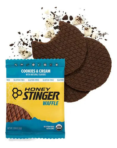 Waffles Honey Stinger Energético Sabor Cookies & Cream