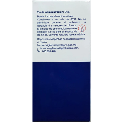 Lesotris Cápsula 42 Mg, 60 Cápsulas