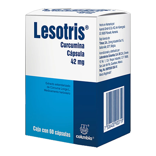 Lesotris Cápsula 42 Mg, 60 Cápsulas