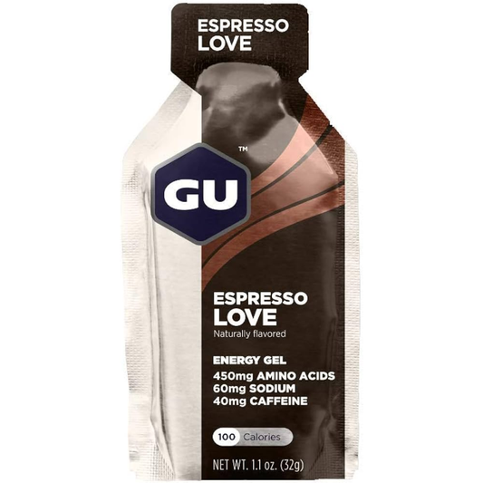 Caja De 24 Geles Gu Energy Sabor Expresso Love
