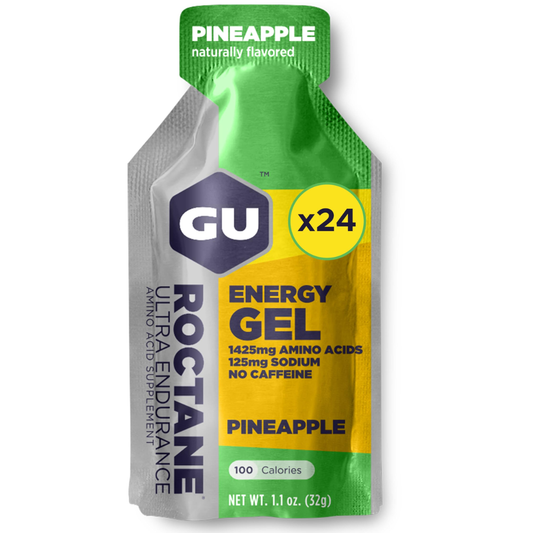 Caja de Gel Gu Roctane Energy Gel Sabor Piña 24 Sobres