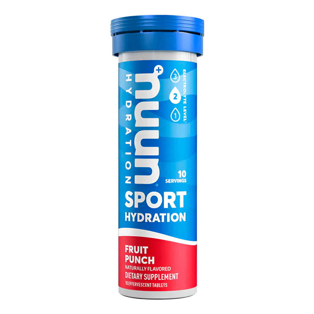 Nuun Sport Bicarbonato Tabletas Hidratación Frutas 100 G